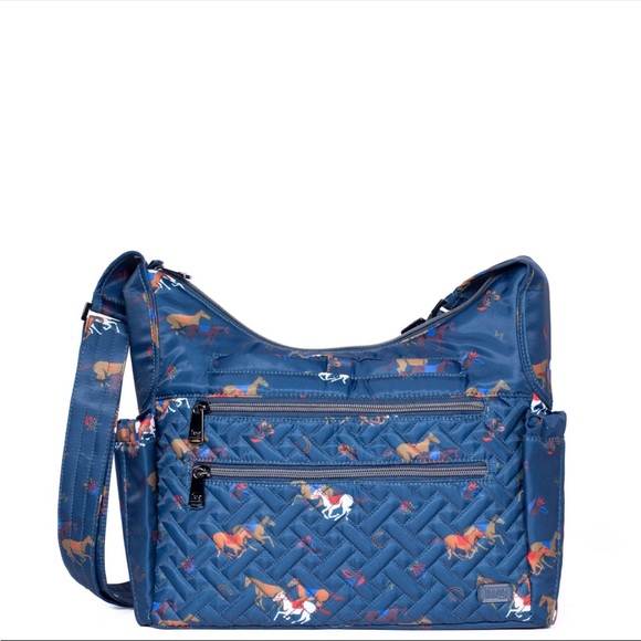 lug Bags Lug Camper Se Crossbody Bag In Horses Navy New With Tags Poshmark